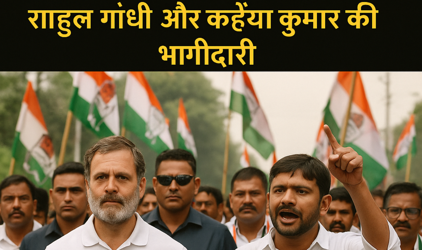 कांग्रेस की 'पलायन रोको, नौकरी दो' पदयात्रा में राहुल गांधी और कन्हैया कुमार की भागीदारी राहुल गांधी ने बेगूसराय में कांग्रेस की 'पलायन रोको, नौकरी दो' पदयात्रा में भाग लिया,